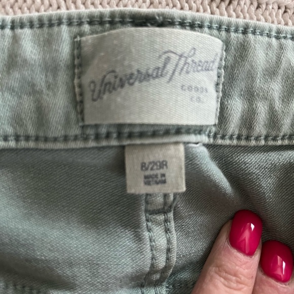 Universal Thread Mint Green Mid Rise Skinny Jeans Women’s Size 8 - Picture 11 of 16